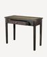 Lisbon Dark Wood Rattan Desk