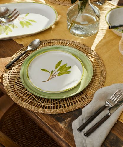 Vert Textured Dinner Plate