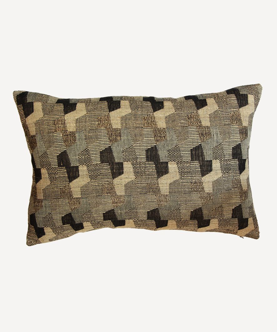 Repetition Wool Silk Cushion Cover