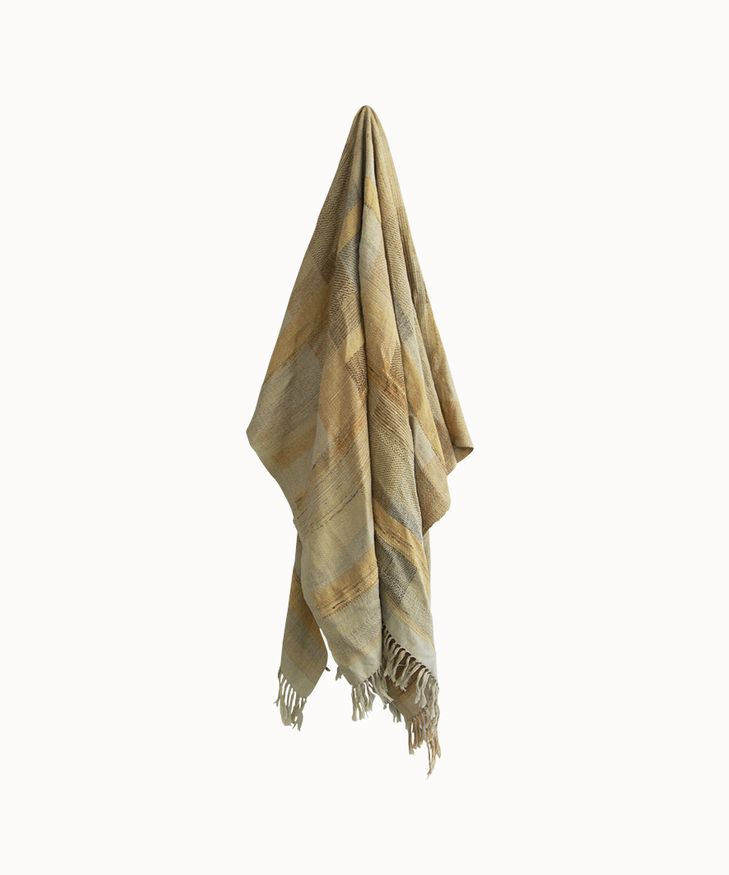 Canyon Wool Silk Throw