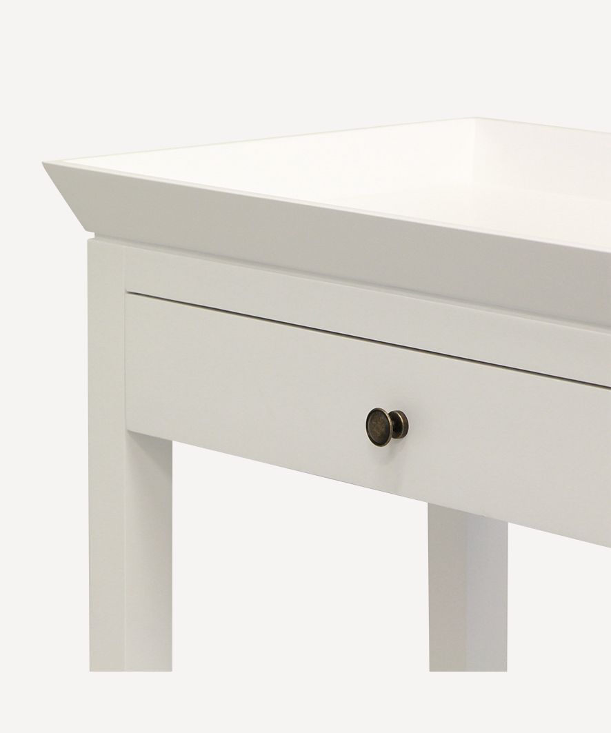 Saskia Wall Table White