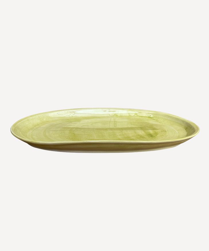 Vert Textured  Oval Platter