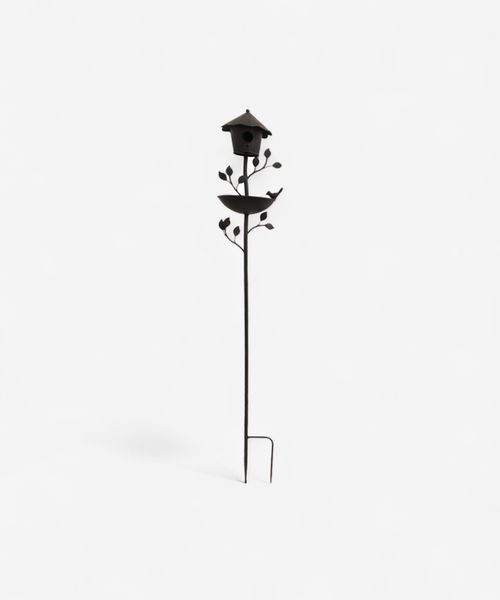 Birdhouse Garden Stake