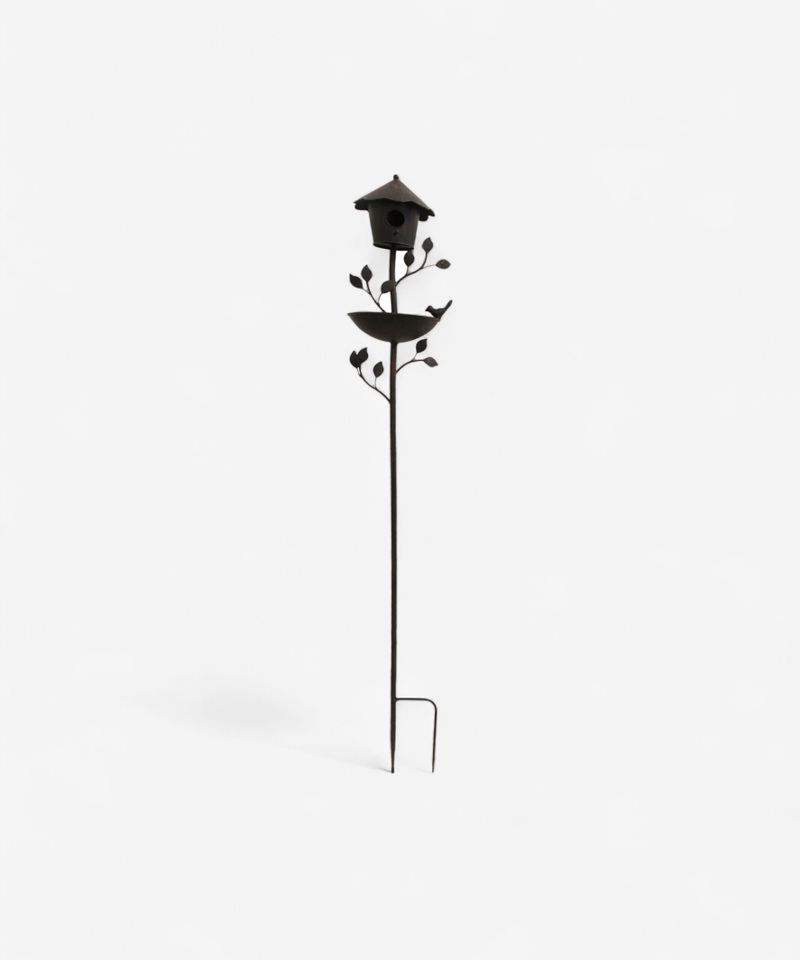 Birdhouse Garden Stake