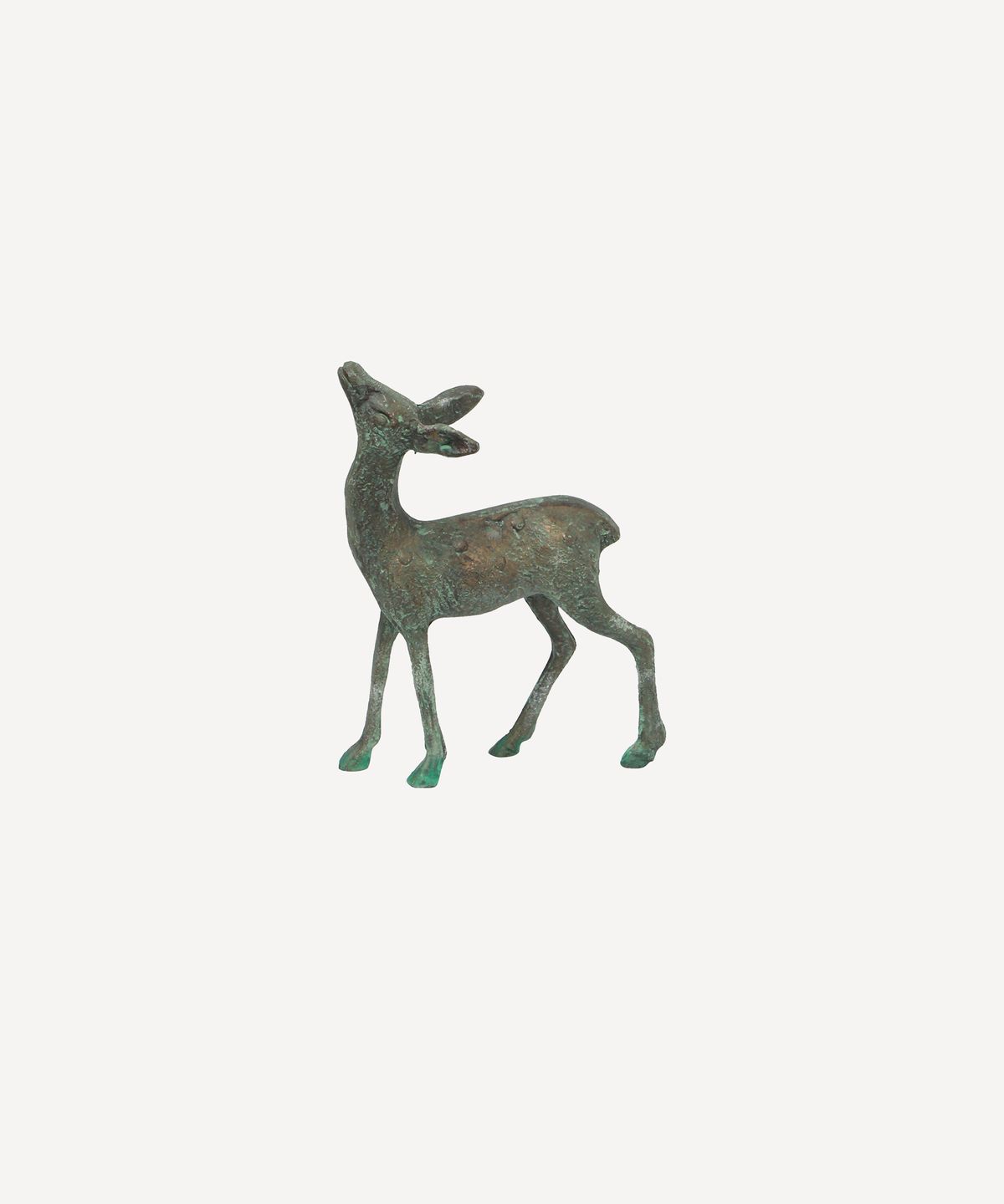 Reindeer Calf Brass Antique