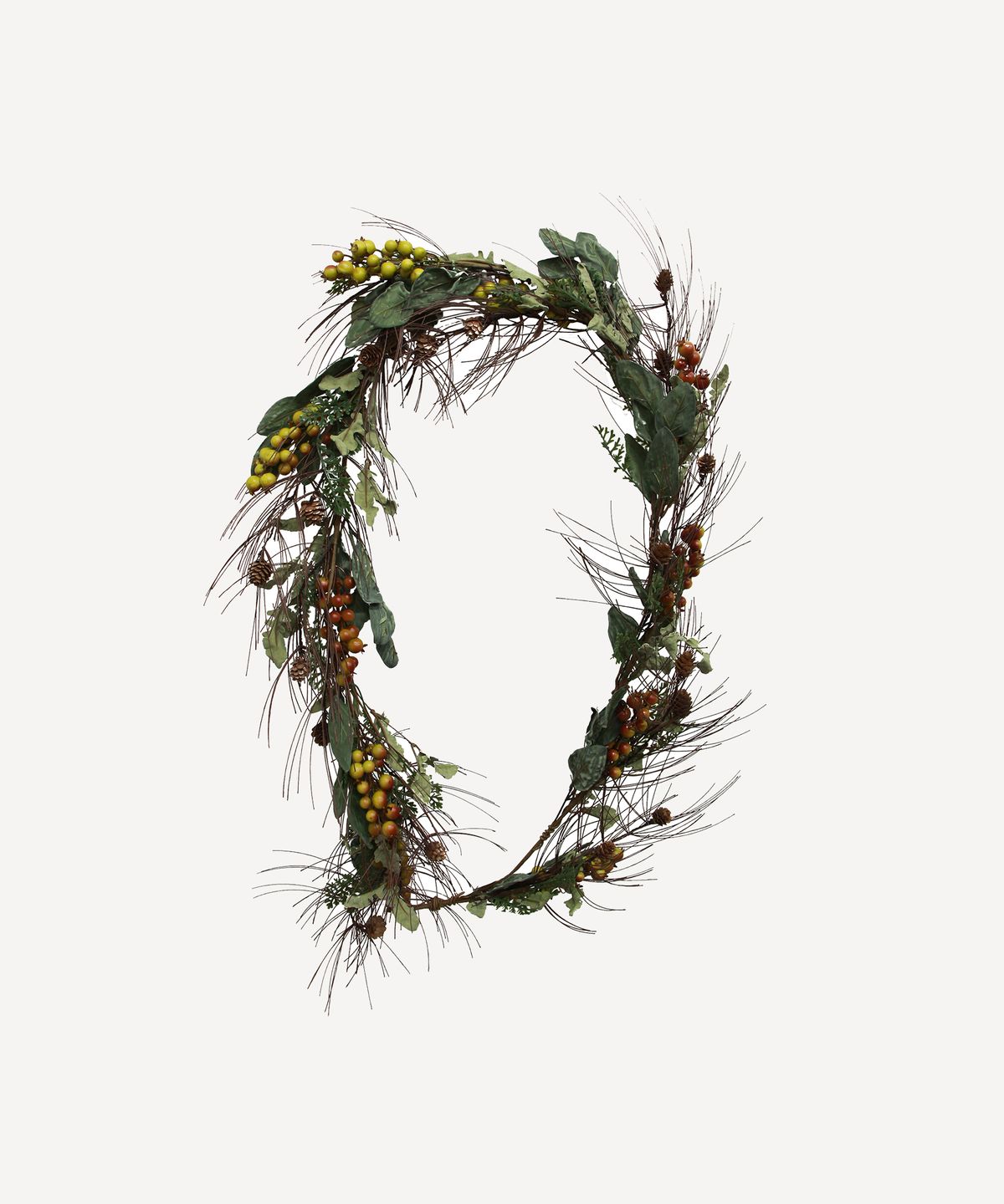 Foraged Green Berry Swag Large French Country Collections