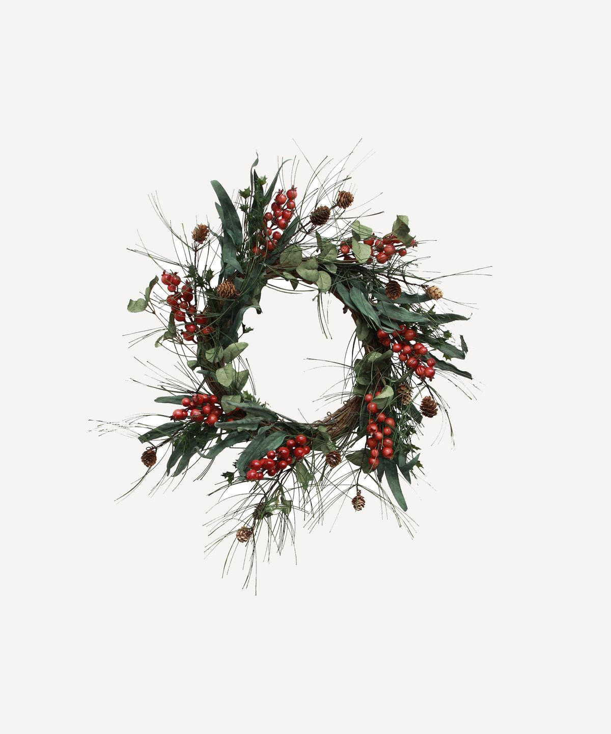 Foraged Red Berry Wreath Small