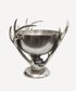 Antler Bowl  Silver