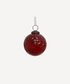 Cut Glass Bauble Red