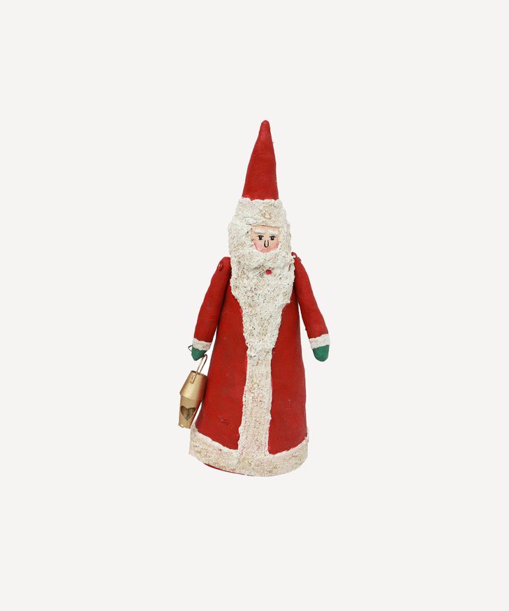 Canvas Santa Red with Lantern