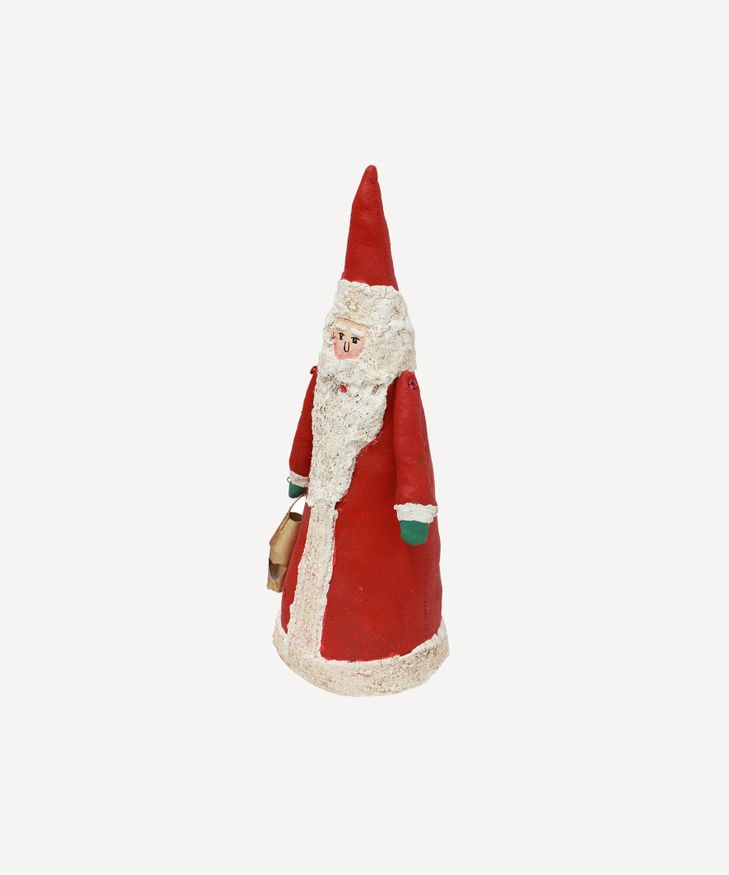 Canvas Santa Red with Lantern