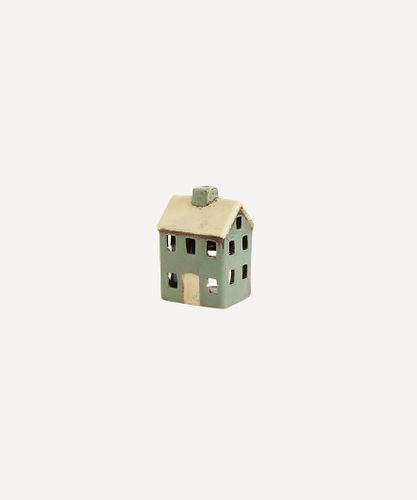 Alsace Petite Tealight House Blue