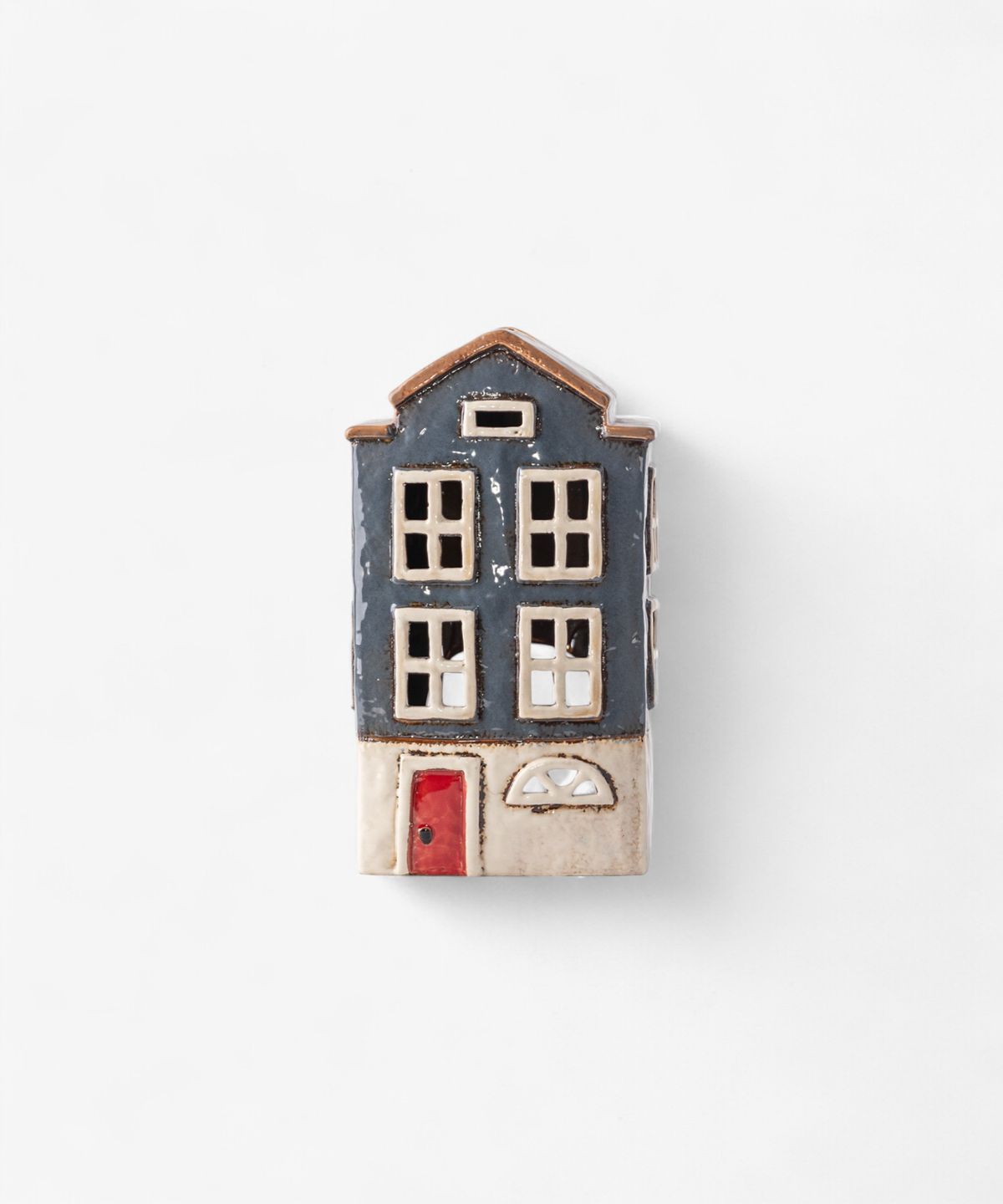 Alsace Tea Light House Nordic Navy