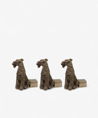 Scottie Dog Pot Stand Large (3PC)