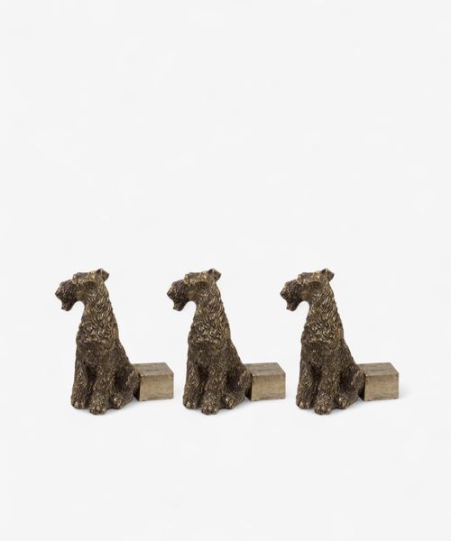 Scottie Dog Pot Stand Large (3PC)