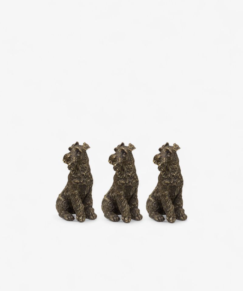 Scottie Dog Pot Stand Large (3PC)