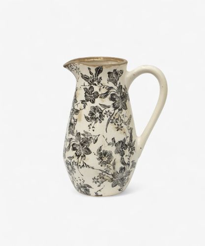Black Floral Jug Short