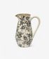 Black Floral Jug Short