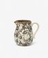 Black Floral Jug Tall