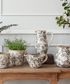 Black Floral Bowl Jug
