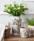 Black Floral Vase Small