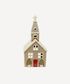 Alsace Tea Light Church Christmas Stone