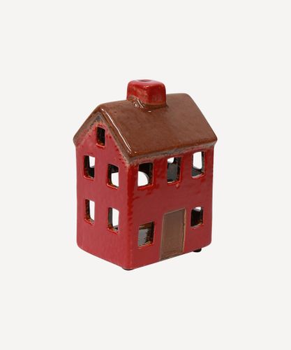 Alsace Petite Tea Light Chalet Brown Red