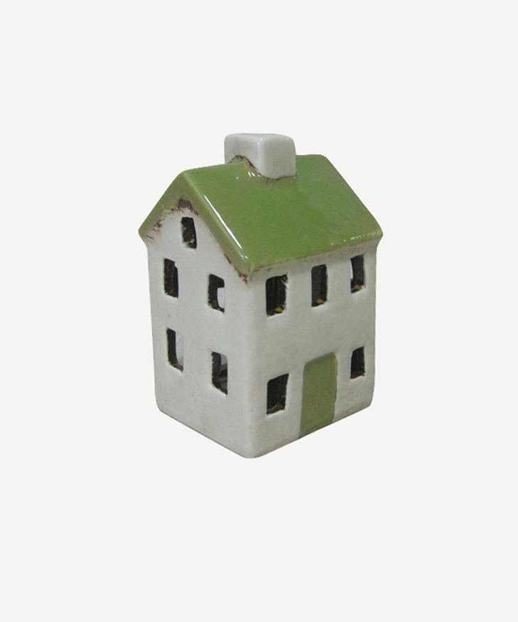 Alsace Petite Tea Light Chalet Green Cream