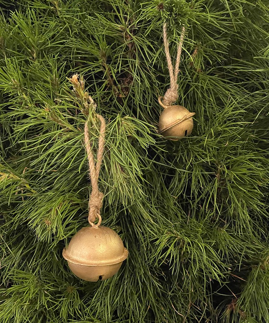 Rustic Bell Hanging Ball Small