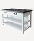 Lars Grey Kitchen Island Large