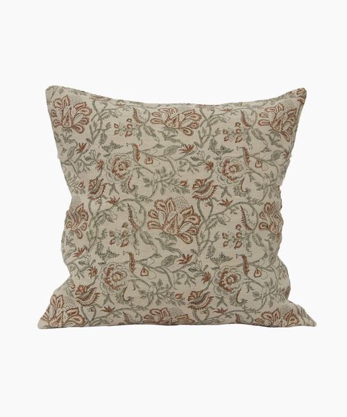 Savannah Floral Handblocked Cushion Cover