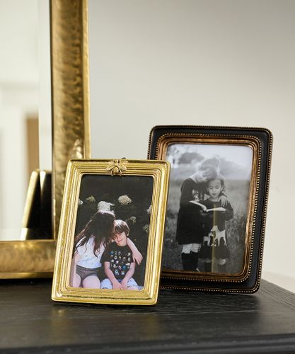 Ribbed Bee Photo Frame Gold 4x6