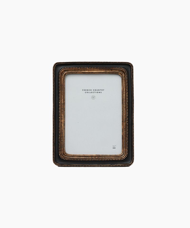 Beaded Photo Frame Black 5x7