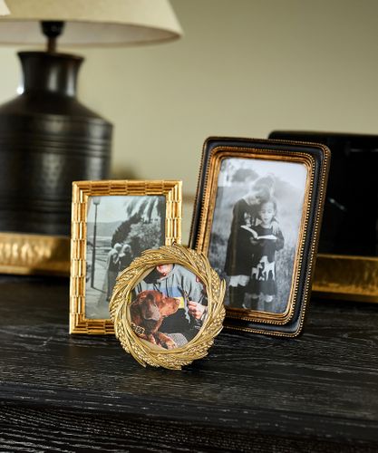 Beaded Photo Frame Black 5x7