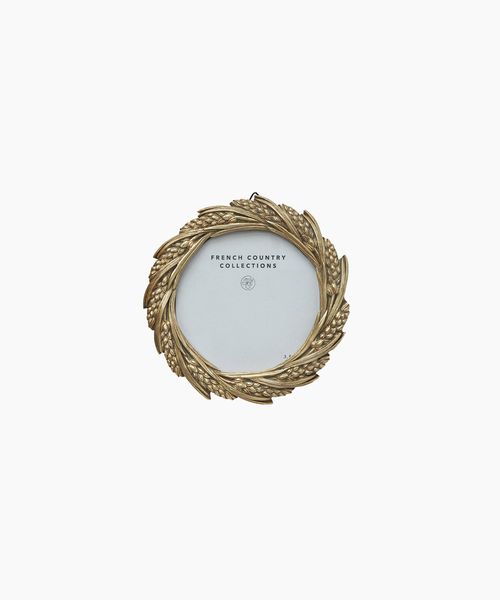 Wheat Round Frame Champagne