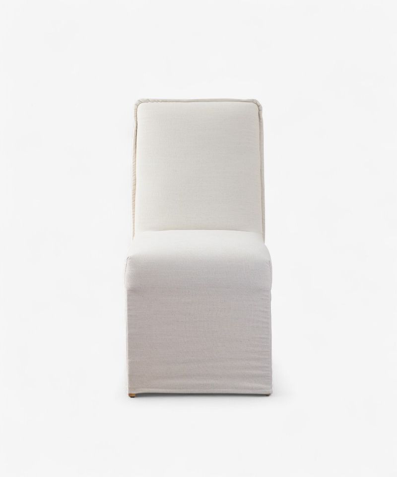 Ellie Slip Cover Dining Chair Natural