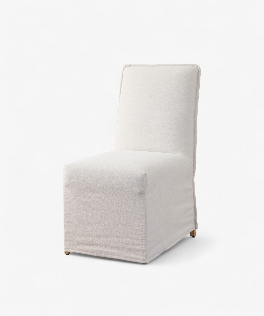 Ellie Slip Cover Dining Chair Natural