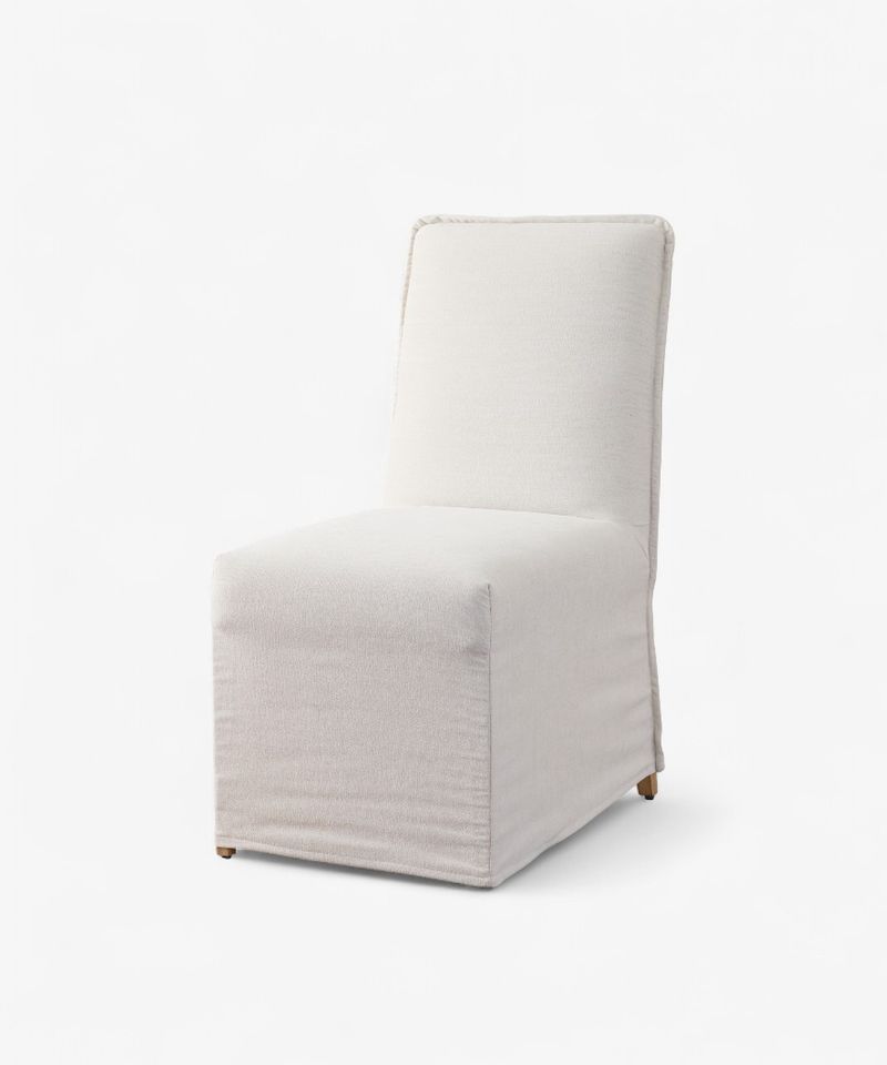 Ellie Slip Cover Dining Chair Natural
