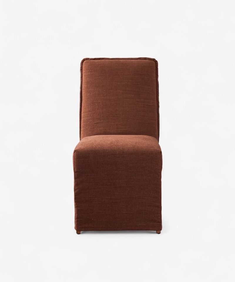 Ellie Slip Cover Dining Chair Rust