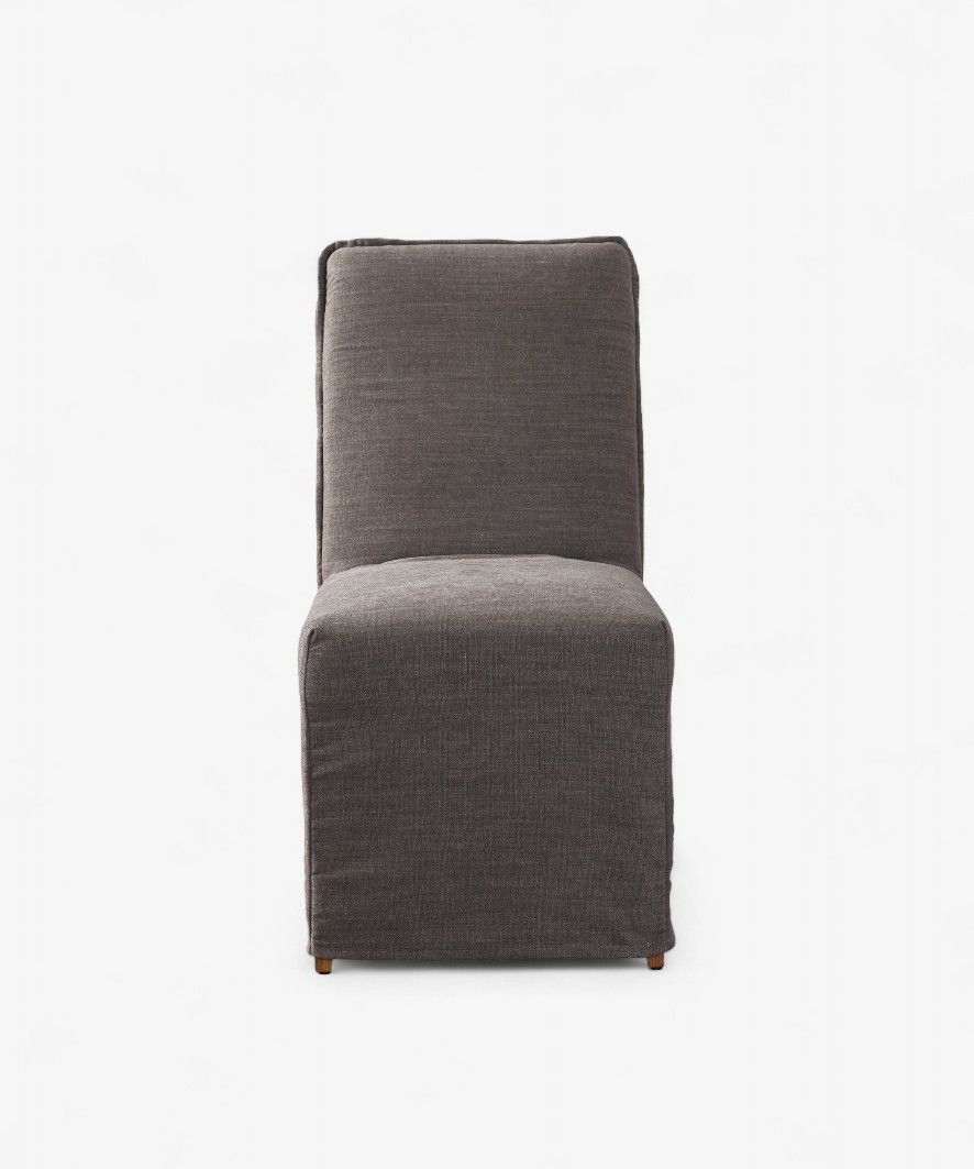 Ellie Slip Cover Dining Chair Grey