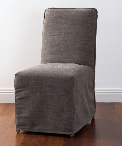 Ellie Slip Cover Dining Chair Grey