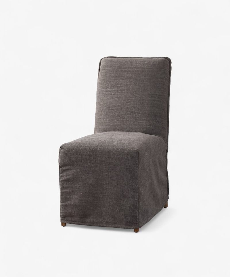 Ellie Slip Cover Dining Chair Grey