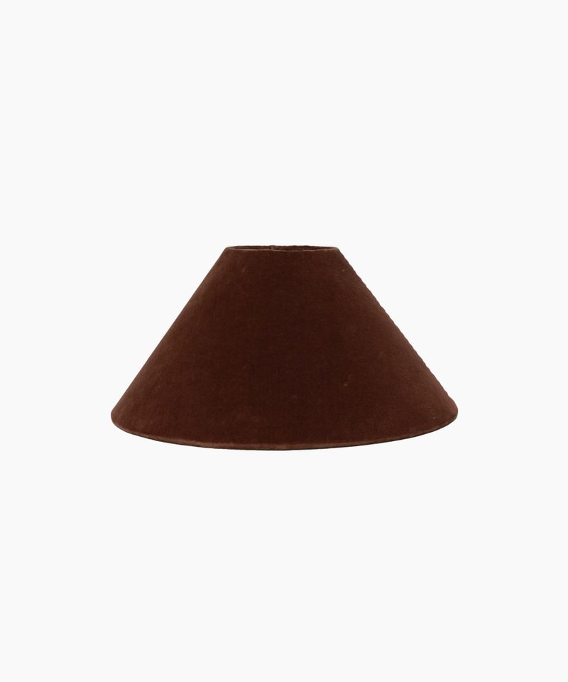 Coolie Velvet Shade Cinnamon 35cm
