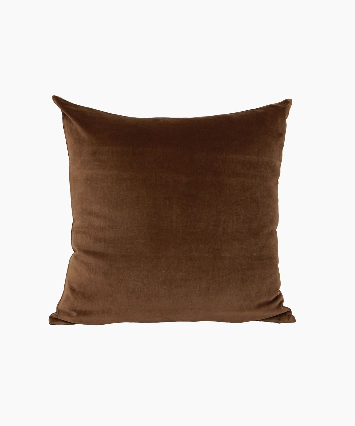 Velvet Cushion Cover Brown