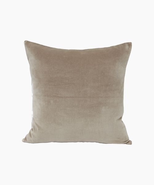 Velvet Cushion Cover Beige