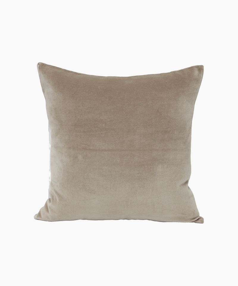 Velvet Cushion Cover Beige