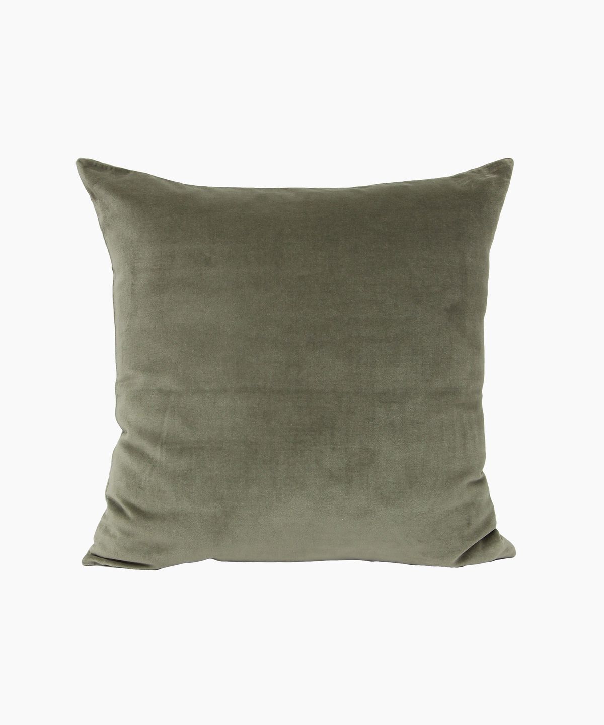 Velvet Cushion Cover Light Olive