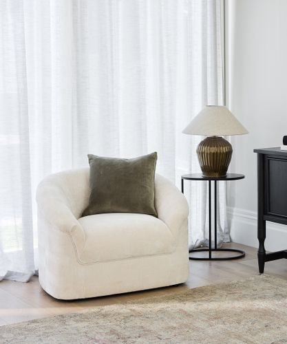 Velvet Cushion Cover Light Olive