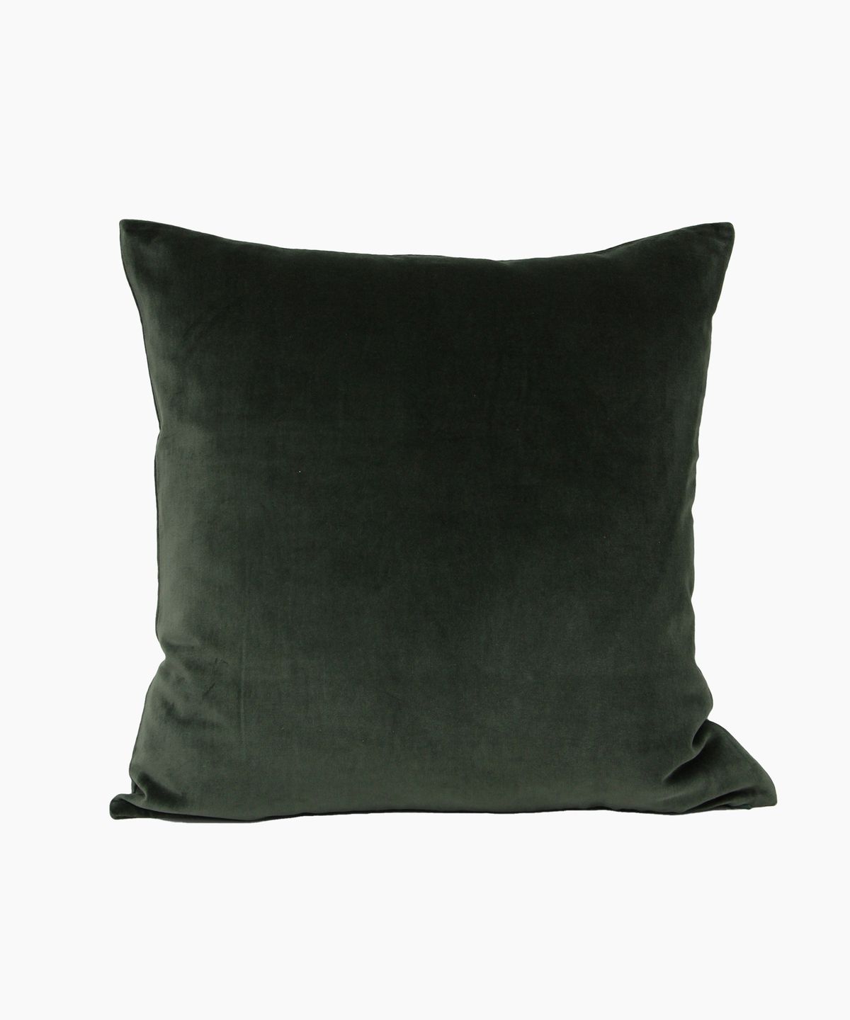 Velvet Cushion Cover Dark Green