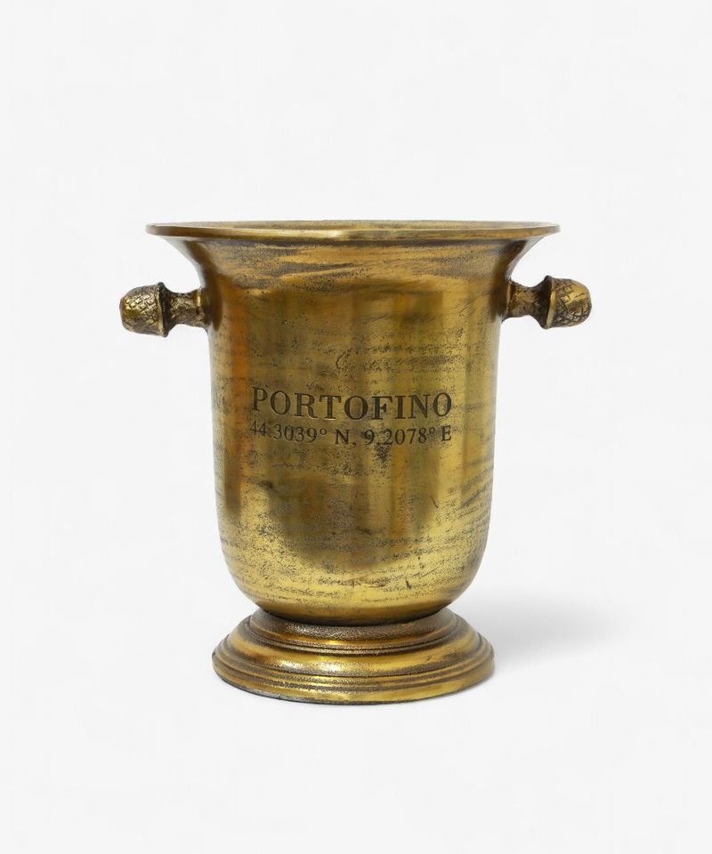 Portofino Gold Champagne Bucket Tall